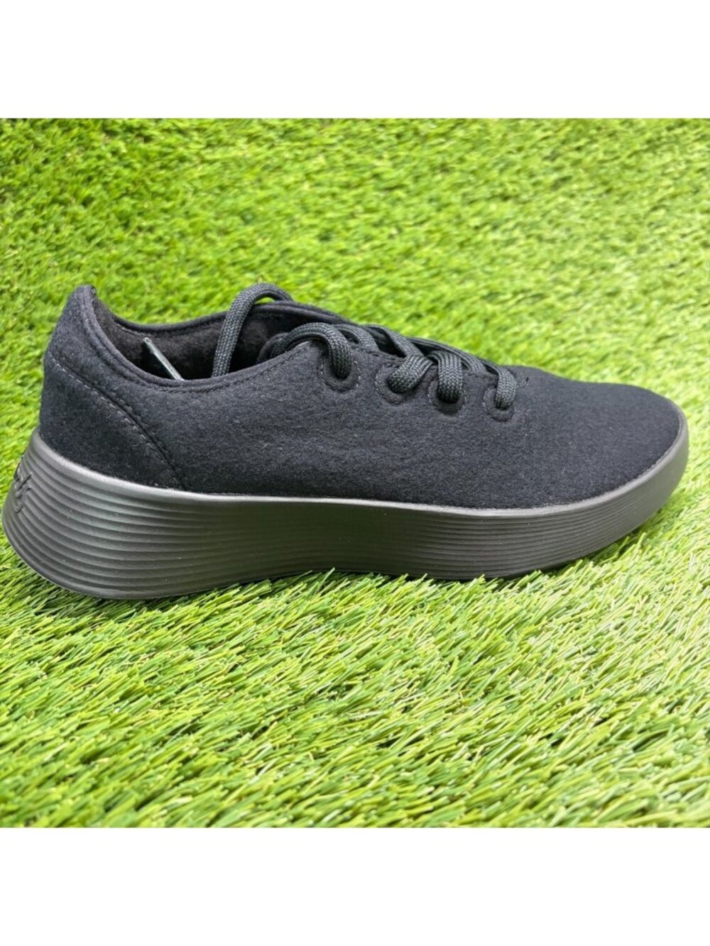 Allbirds Wool Runner 2 Womens Size 8 Black Athletic Running Shoes Sneakers